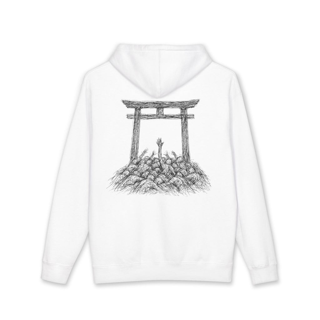 We Suffer (Heavyweight Pullover Hoodie,  w/b back) – Stressed