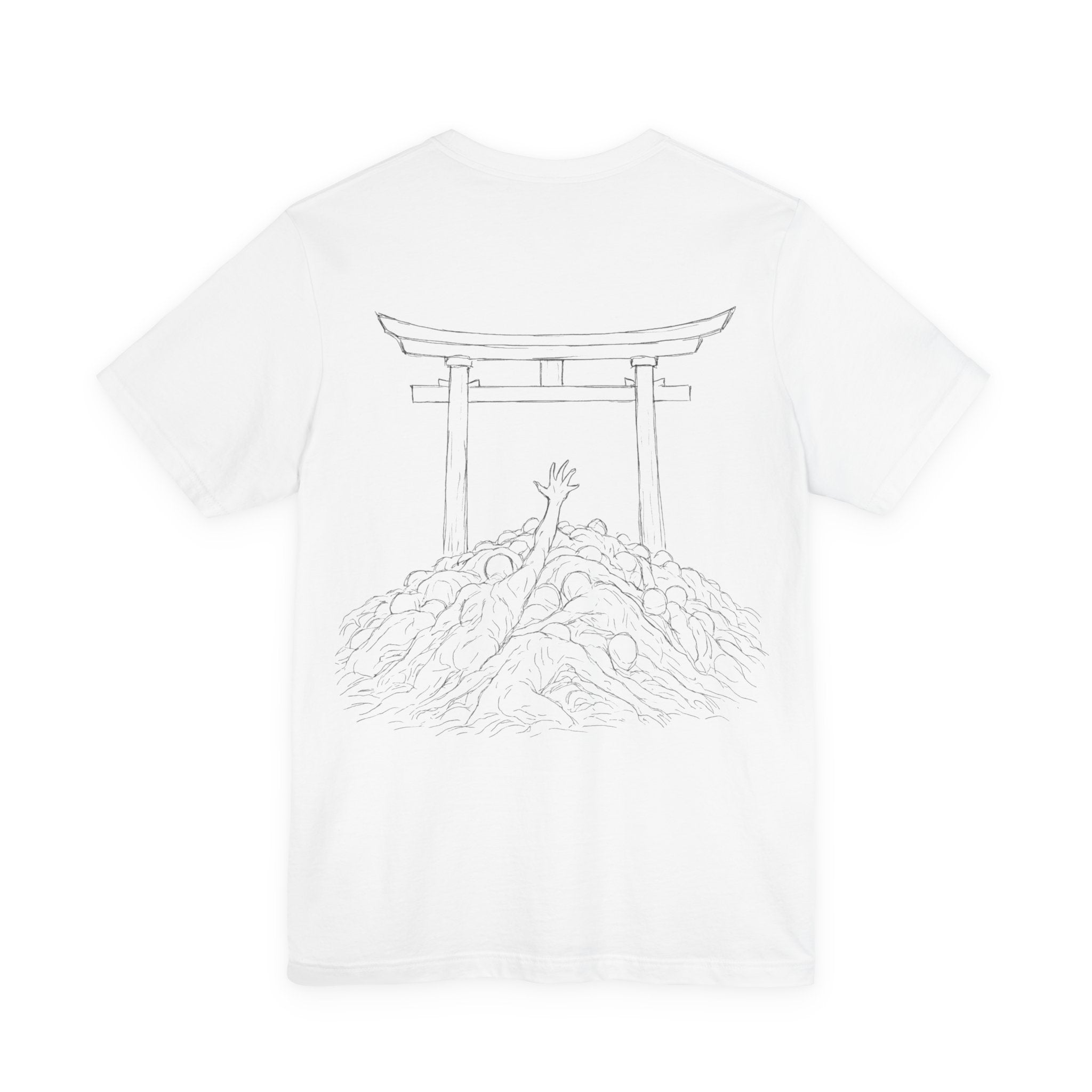 We Suffer (Men’s Jersey Tee, w/b back) – Clean