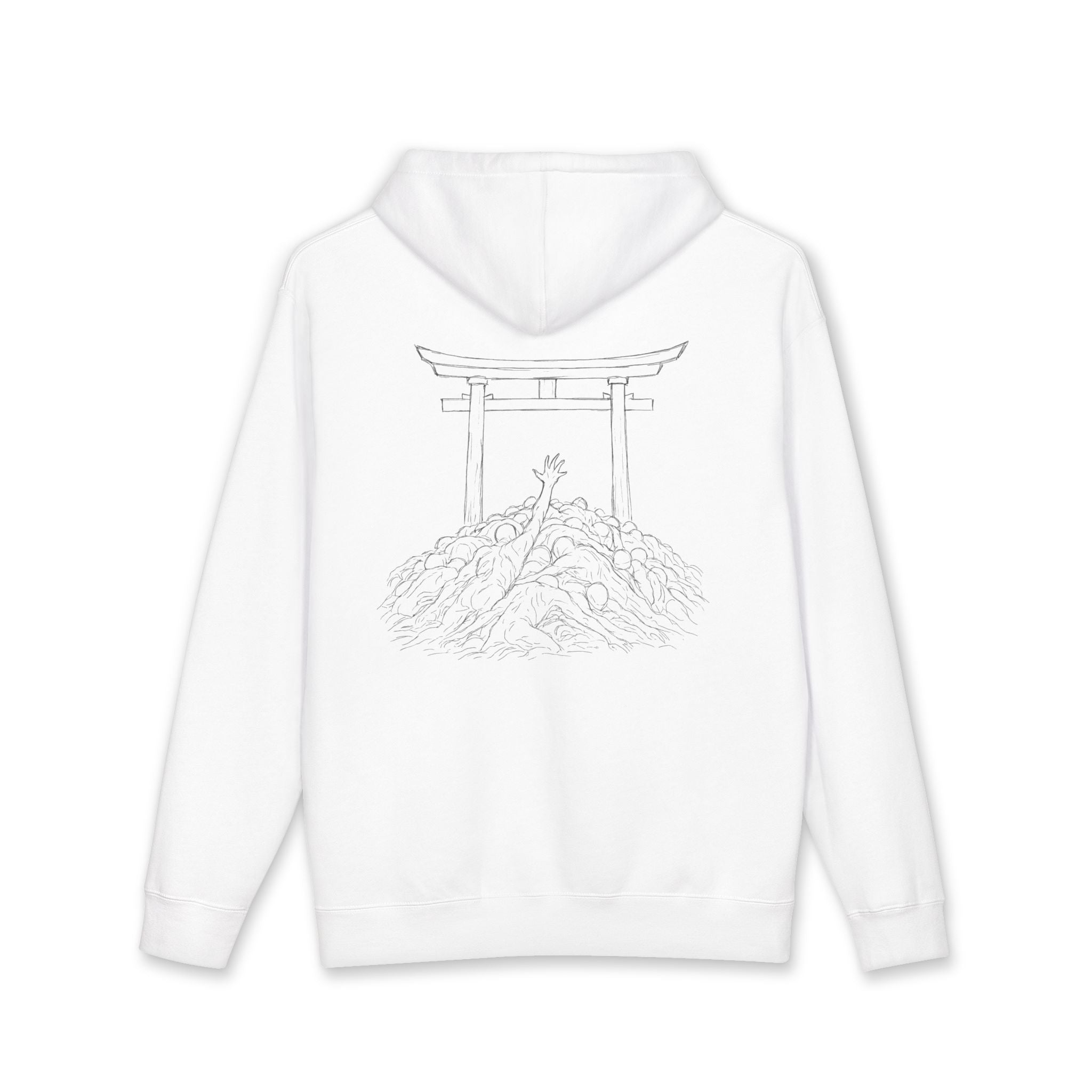 We Suffer (Heavyweight Pullover Hoodie,  w/b back) – Clean