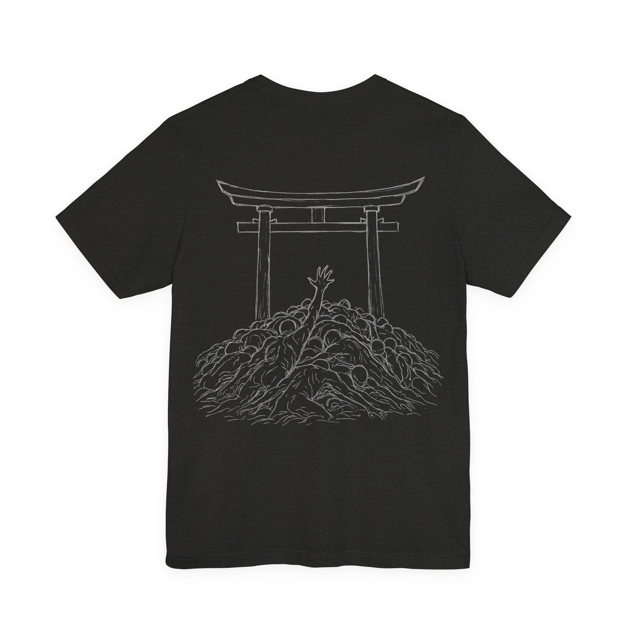 We Suffer (Men’s Jersey Tee, w/b back) – Clean