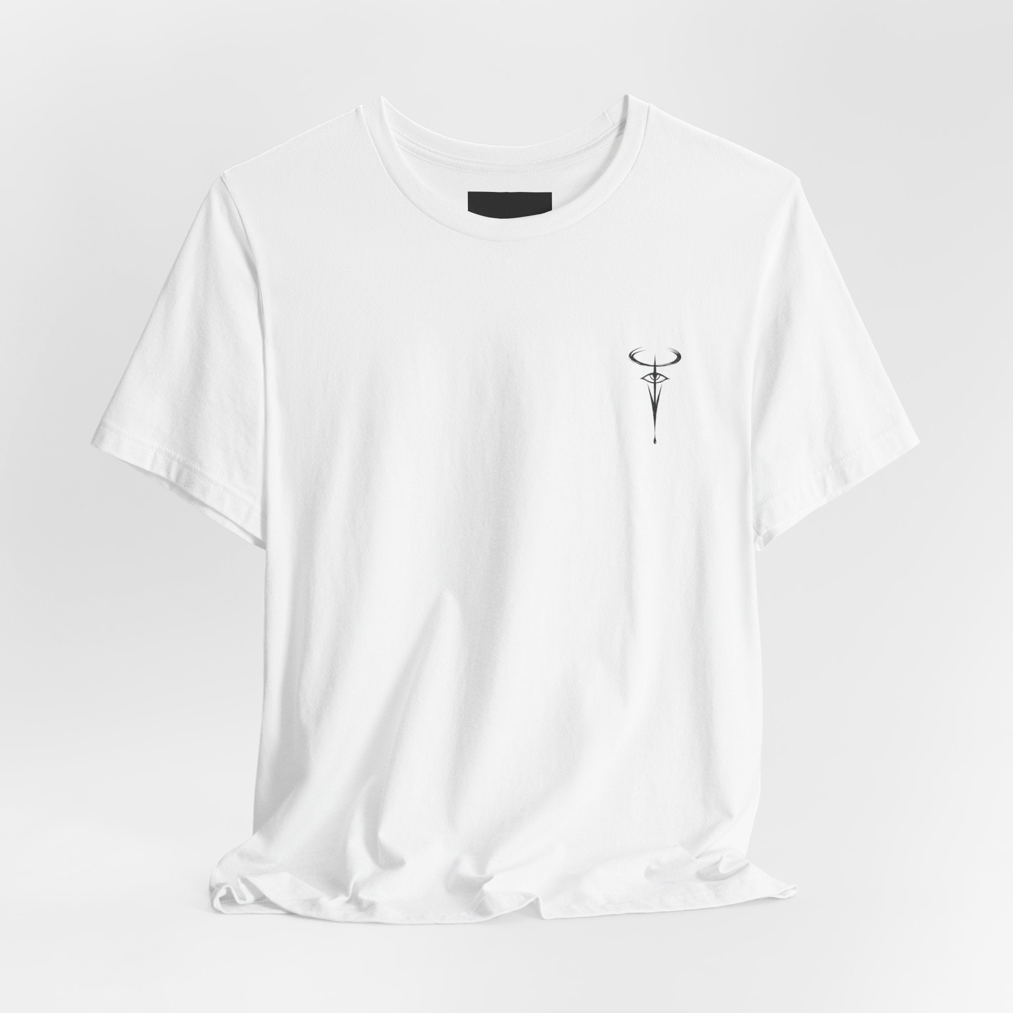 We Suffer (Men’s Jersey Tee, w/b back) – Clean